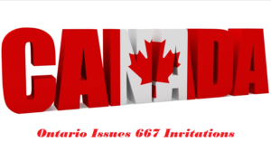 Ontario Issues 667 Invitations