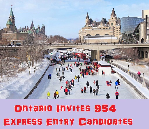 Ontario Invites 954 Candidates in Latest Draw held on 15th Jan 2020