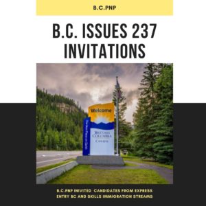 British Columbia Issues 237 Invitations