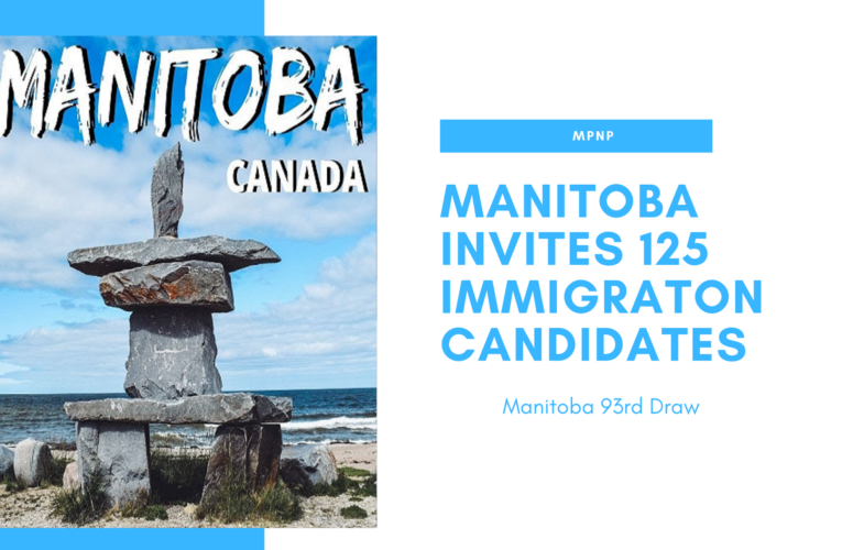 Manitoba Invites 125 Immigration Candidates