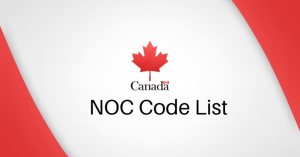 Express Entry – NOC for Canadian Experience Class