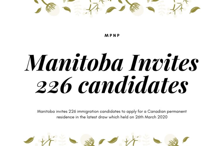 Manitoba Invites 226 Immigration Candidates