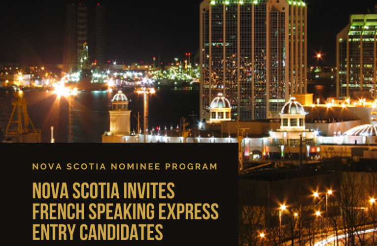 Nova Scotia Invited French-Speaking Express Entry Candidates