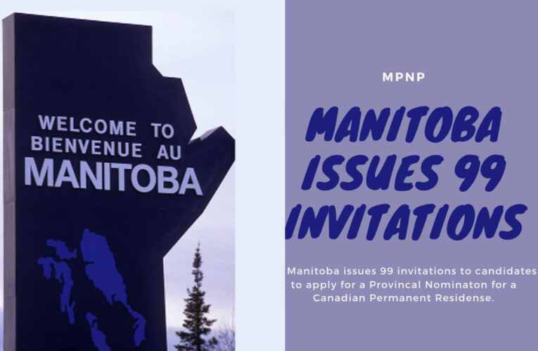 Manitoba Issues 99 Invitations